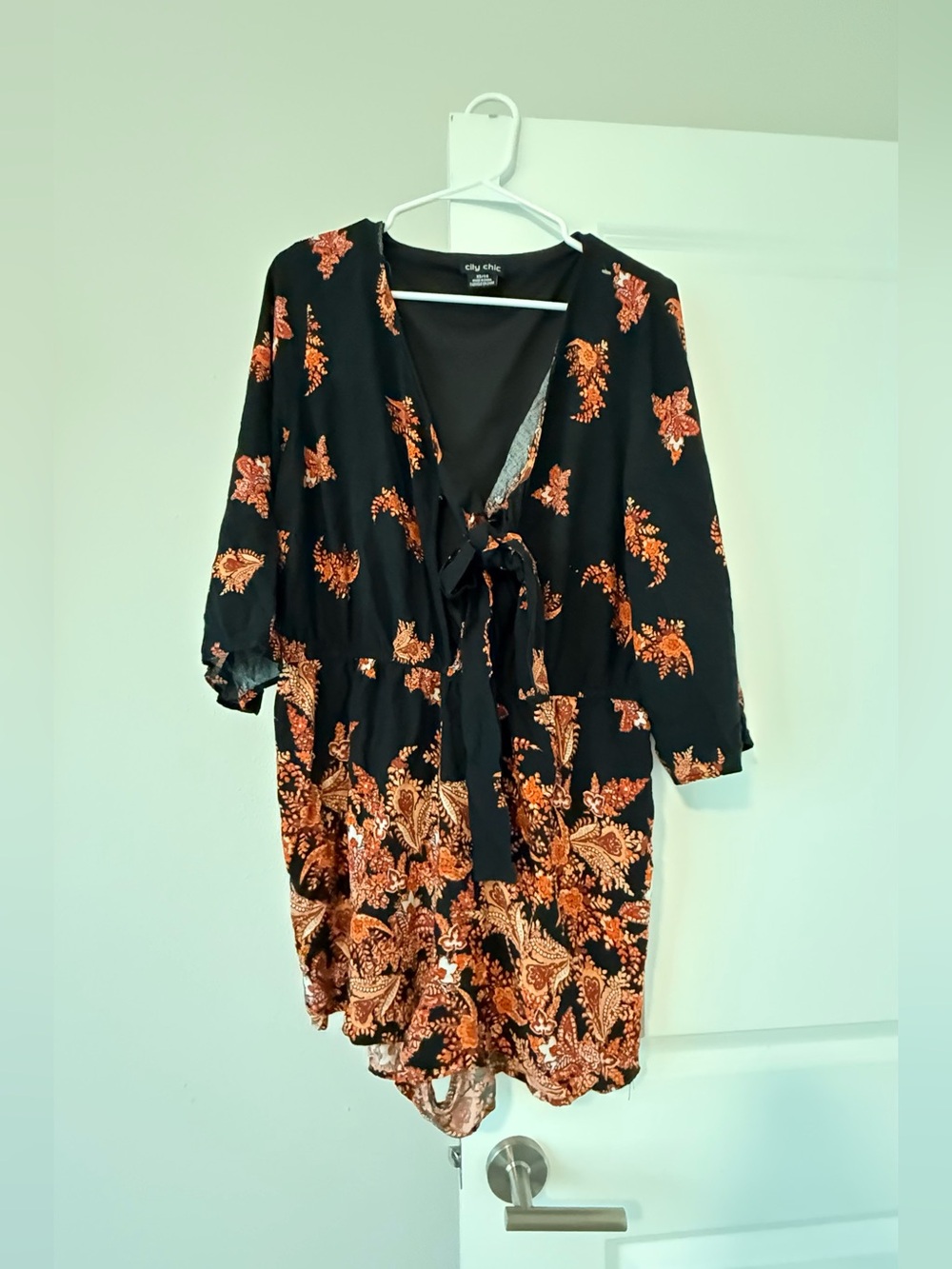 City Chic Black Blouse